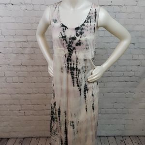 NWT David Bitton Tie Dye Maxi Tank Dress